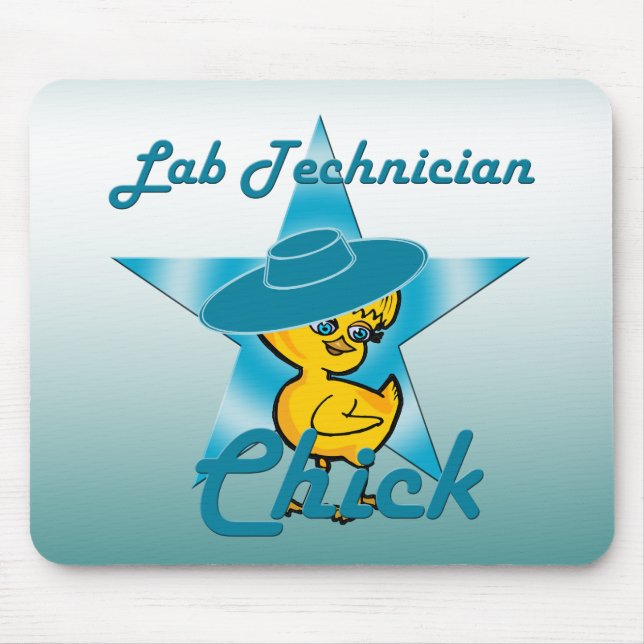 Lab Technician Chick #7 Mouse Mat (Front)