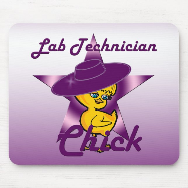 Lab Technician Chick #9 Mouse Mat (Front)