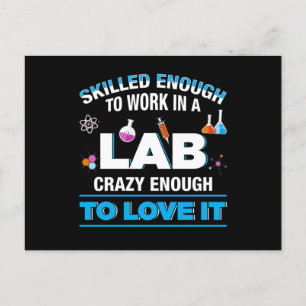 Lab Technician Medical Laboratory Medicine Test Tu Postcard