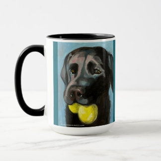 Lab Two is not Enough | Two-Tone Mug, 15 oz Mug