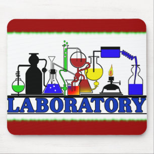 LAB WARE - LABORATORY GLASSWARE SETUP MOUSE MAT