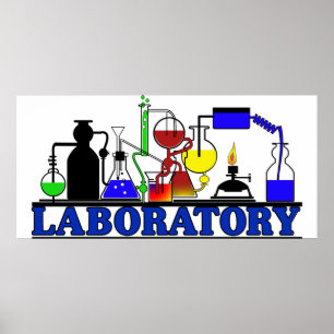 LAB WARE  LABORATORY GLASSWARE SETUP POSTER