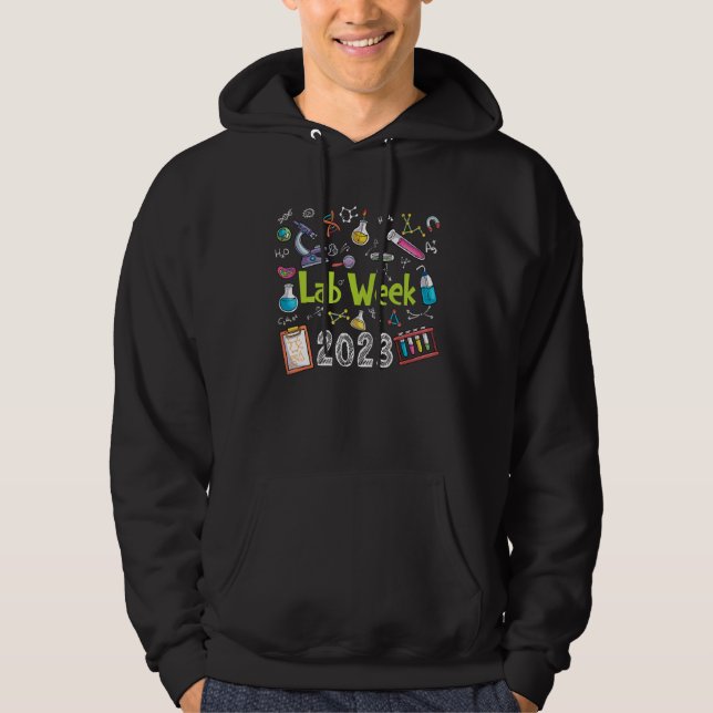 Lab Week 2023 Laboratory Tech Medical Technician S Hoodie (Front)