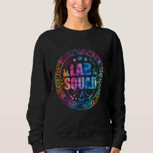 Lab Week 2025 Tie Dye Tech Medical Technician Scie Sweatshirt