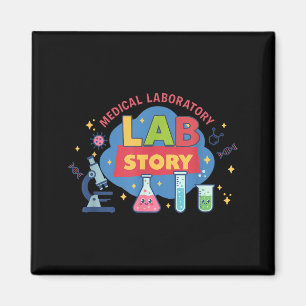 Lab week 2026 funny science medical laboratory magnet