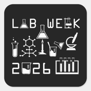 Lab Week 2026 Medical Laboratory Professionals Square Sticker