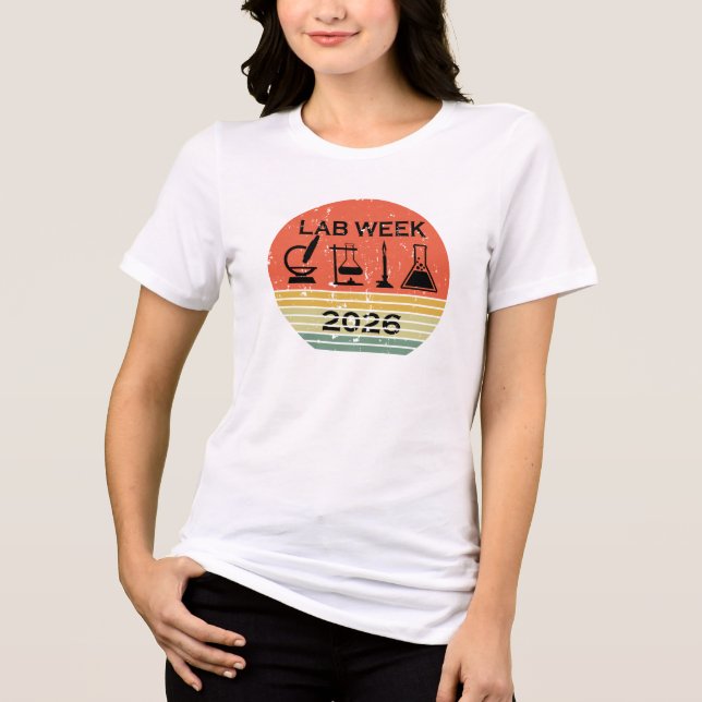 Lab Week 2026 Medical Laboratory Professionals Tri-Blend Shirt (Front)
