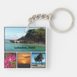Labadee, Haiti Square Key Ring