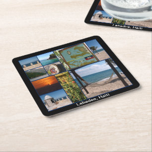 Labadee, Haiti Square Paper Coaster