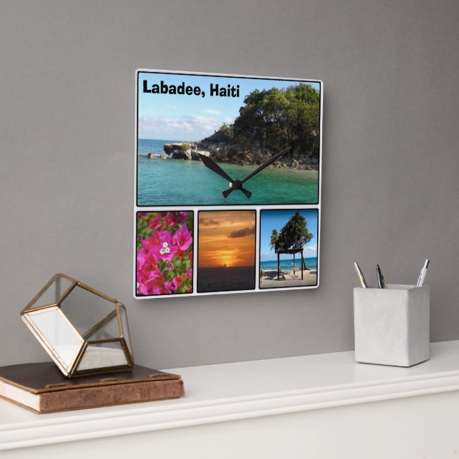 Labadee, Haiti Square Wall Clock (Office)