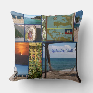 Labadee, Haiti throw pillow