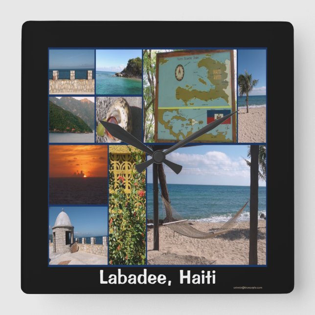 Labadee, Haiti wall clock (Front)
