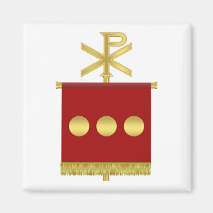 Labarum with Chi Rho Magnet