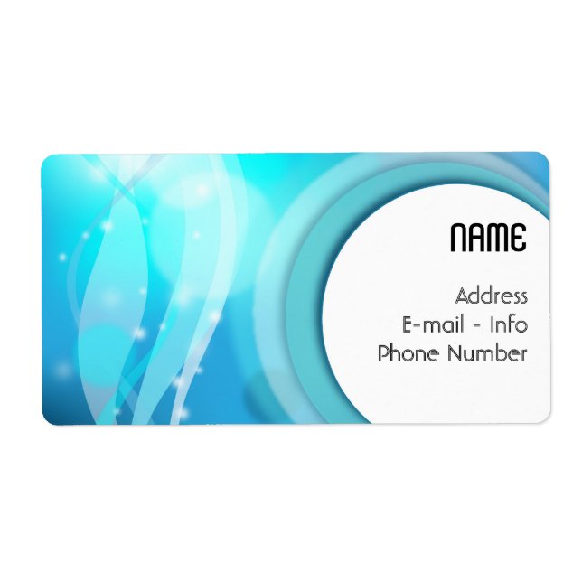 Label Abstract background (Front)