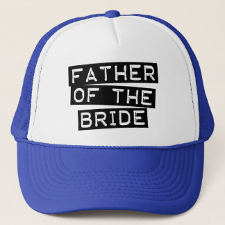 Label Father of the Bride Trucker Hat