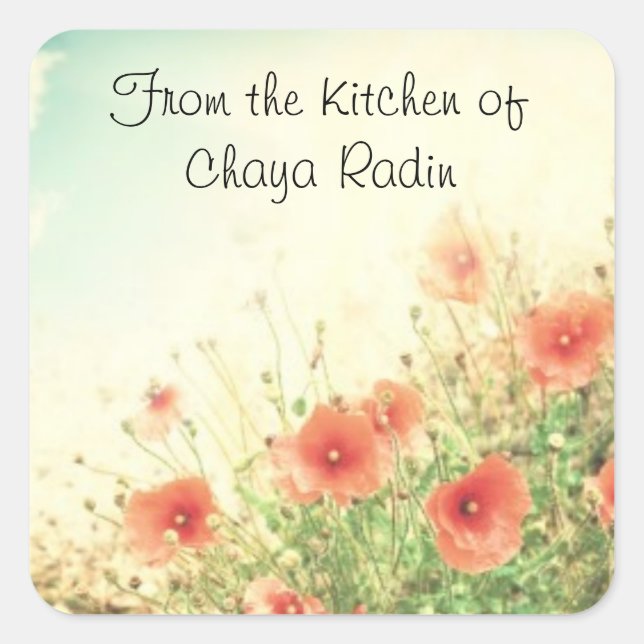 Label for homemade food gifts of all kinds (Front)