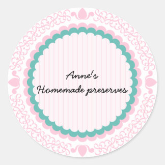 Label for homemade preserves