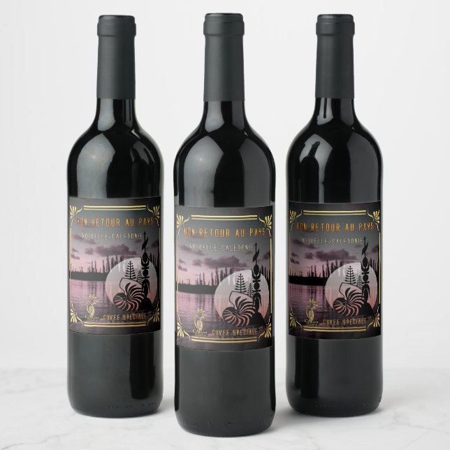 Label For Wine Bottles Batch of Labels (Bottles)