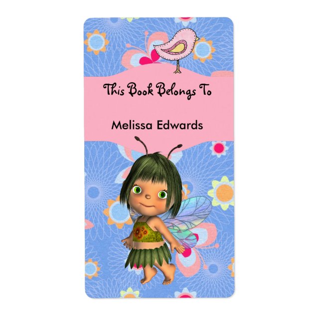 Label Kids Book Labels Stickers Large Size (Front)