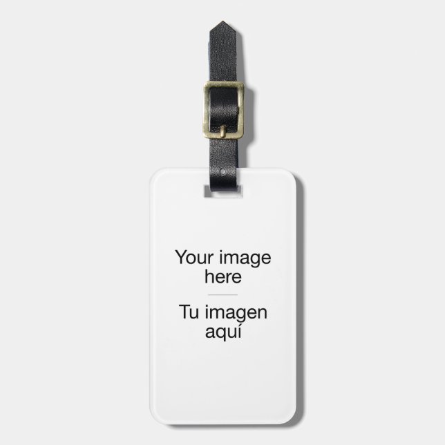 Label of suitcases of customized design luggage tag (Front Vertical)