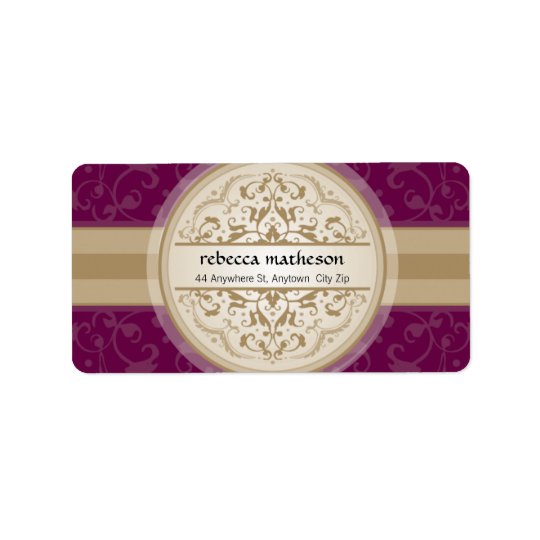 LABEL SEALS :: mandala 4L Address Label