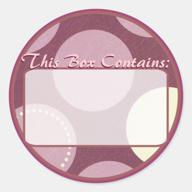 Label Stickers (Front)