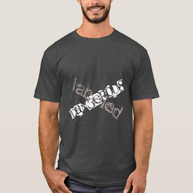 'Labelled dangerous'  Men's T-shirt (Front)