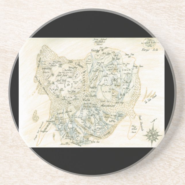 Labelled Map of Trino Coaster (Front)