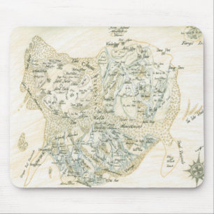 Labelled Map of Trino Mouse Mat