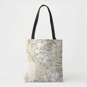 Labelled Map of Trino Tote Bag