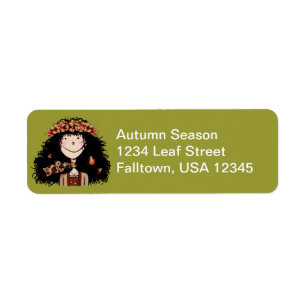 Labels, Autumn Girl