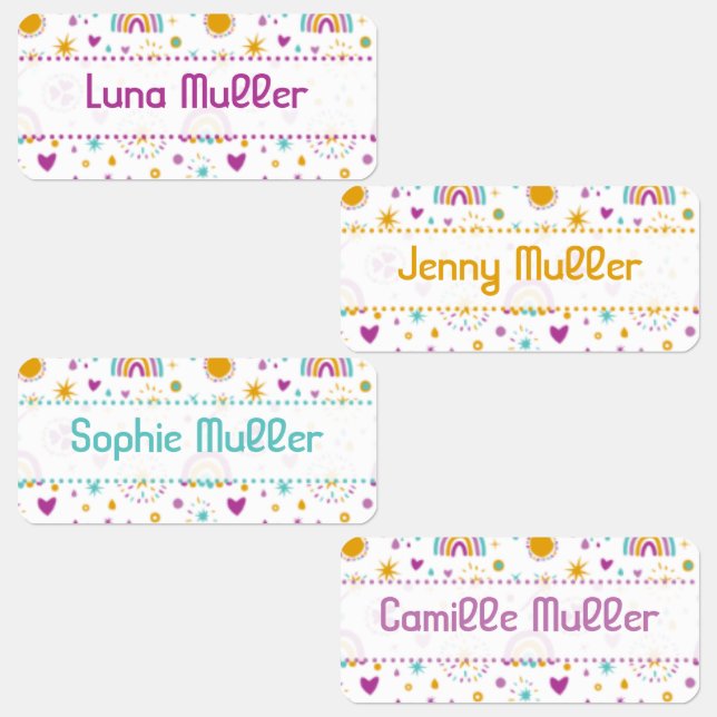 Labels Children's Clothing Arc in the sky (Group)