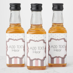 “Labels foods and drinks” elegant joys Liquor Bottle Label