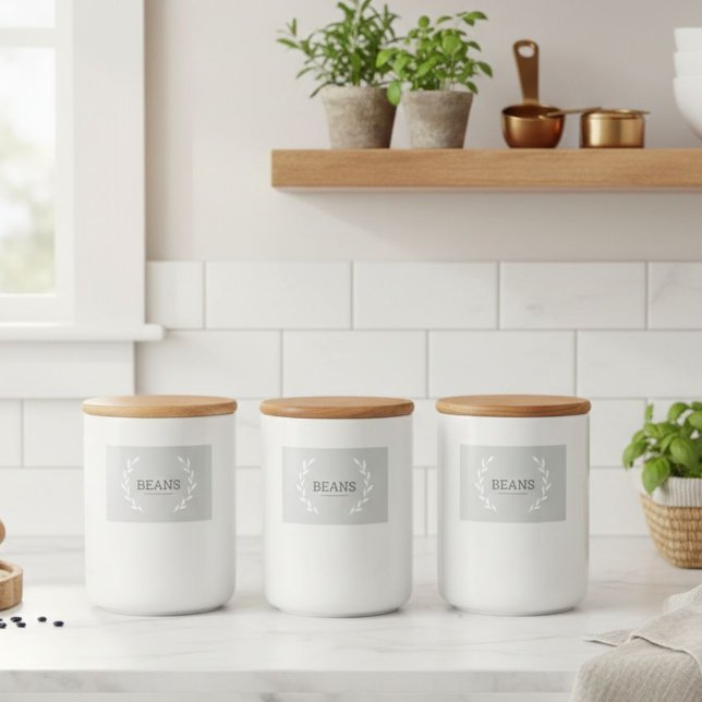 Labels for jars and containers, Aesthetic design  (Creator Uploaded)