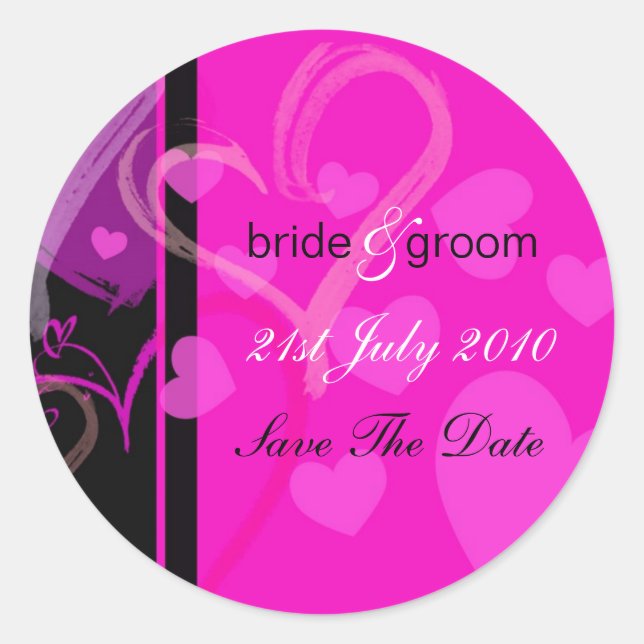 Labels - Mystic Heart - Black/Pink (Front)