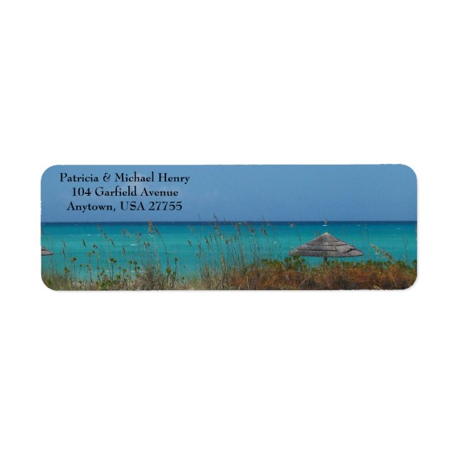 Labels on Emerald Bay Bahamas (Front)