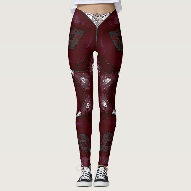Labia Fluer Prem Mandal Leggings (Front)
