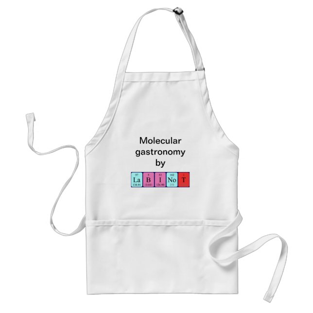 Labinot periodic table name apron (Front)