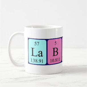 Labinot periodic table name mug