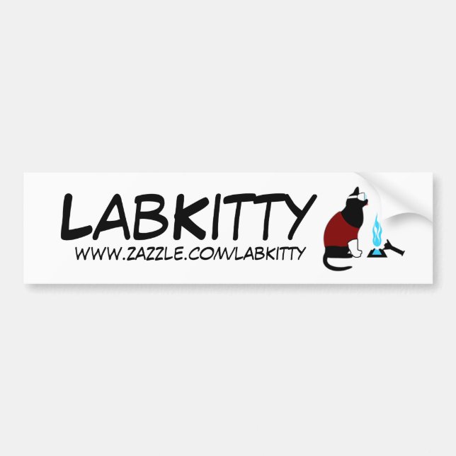 LabKitty Bumper Sticker (Front)