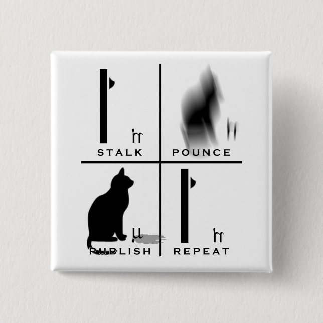 LabKitty Mantra 15 Cm Square Badge (Front)