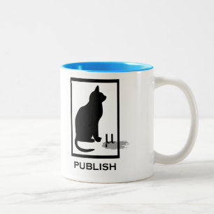LabKitty Publish Two-Tone Coffee Mug
