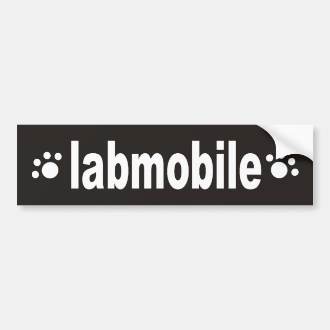 labmobile bumper sticker (Front)