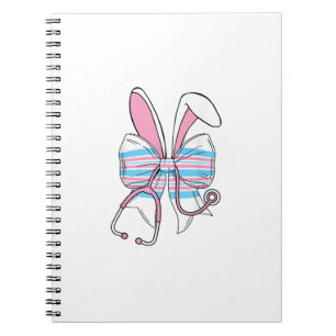 Labor And Delivery Nurse Easter Bunny Ears Baby Bl Notebook
