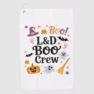 Labor and Delivery Nurse Halloween Pumpkin Ghost A Golf Towel