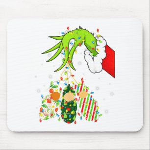 Labor And Delivery Nurse Merry Christmas Xmas Ligh Mouse Mat