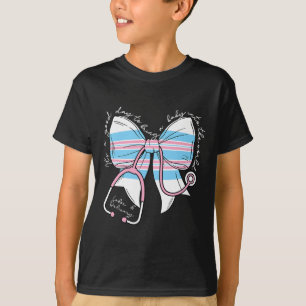 Labor And Delivery Nurse Stethoscope Coquette Bow  T-Shirt