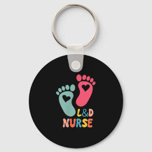 Labor And Delivery Nurse Tee L&d Shirt - Labor Key Ring