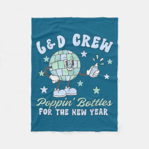 Labor And Delivery Pn' Bottles For The New Year Nu Fleece Blanket