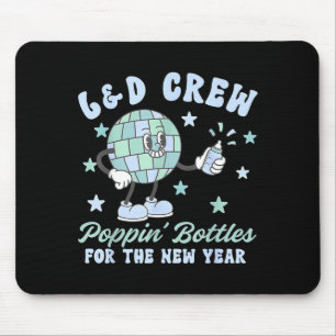 Labor And Delivery Pn' Bottles For The New Year Nu Mouse Mat